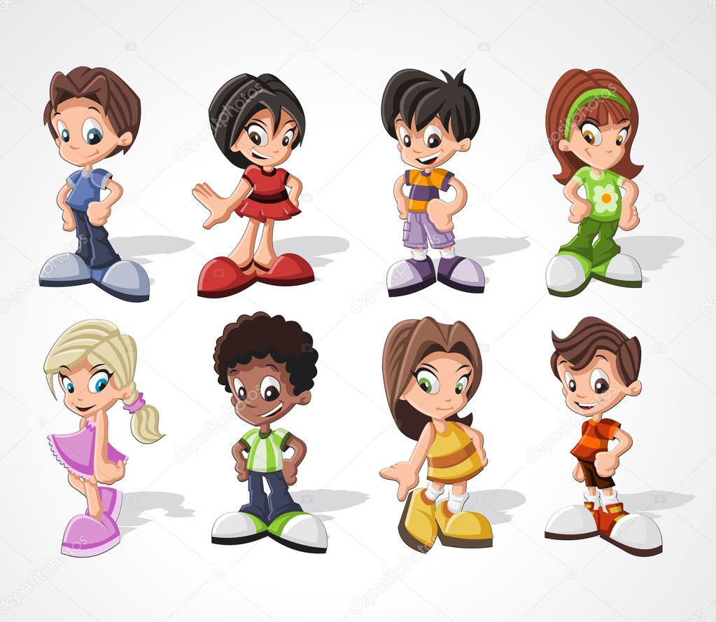 Cartoon kids