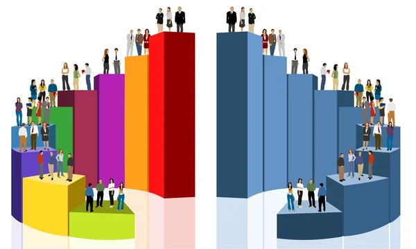 Sobre el gráfico — Archivo Imágenes Vectoriales