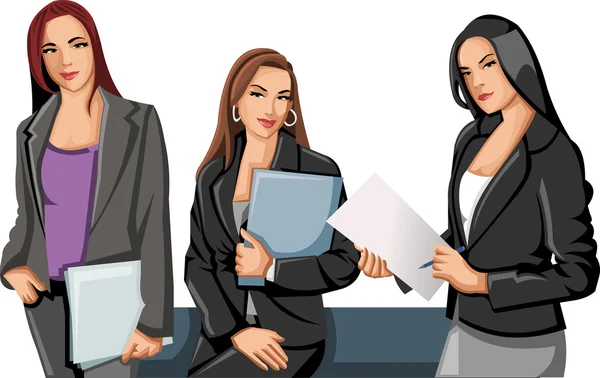 Business women — Stock Vector