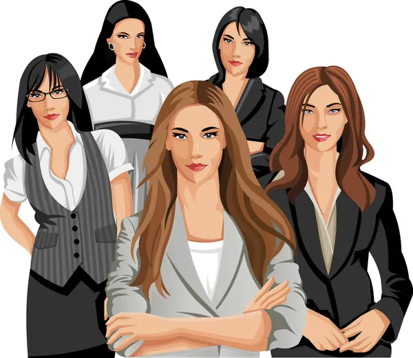 Kobiety biznesu — Wektor stockowy