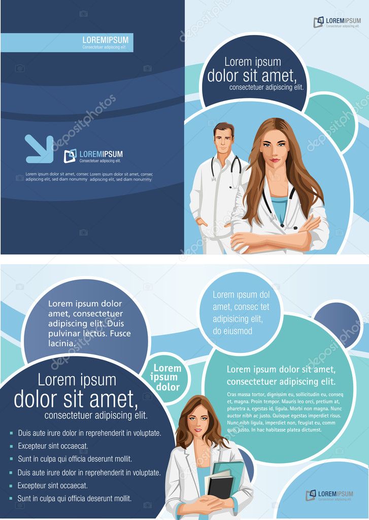 Medical template with doctors