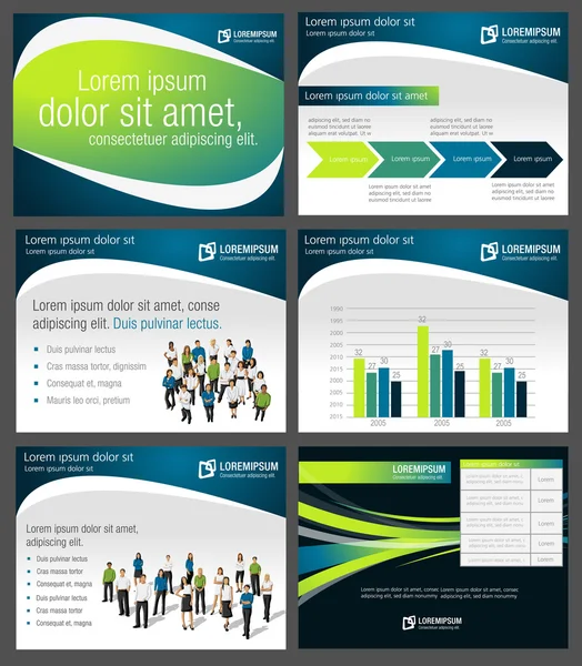 Plantilla empresarial — Vector de stock