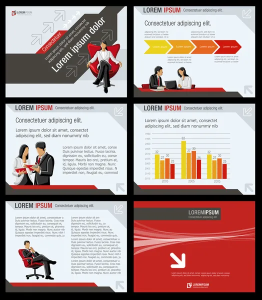 Plantilla empresarial — Archivo Imágenes Vectoriales