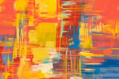 Parlak, kontrastlı renkli akrilik renkli suluboya fırça darbesi, klasik antika eski model tasarım soyut dekoratif sanat tarzı doku arka plan, yüksek çözünürlüklü duvar kağıdı..