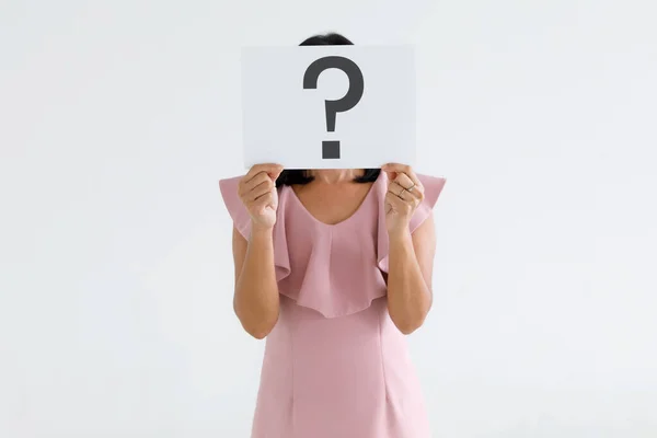 Studio Shot Unidentified Unrecognizable Faceless Female Officer Staff Business Suit — Stock Photo, Image