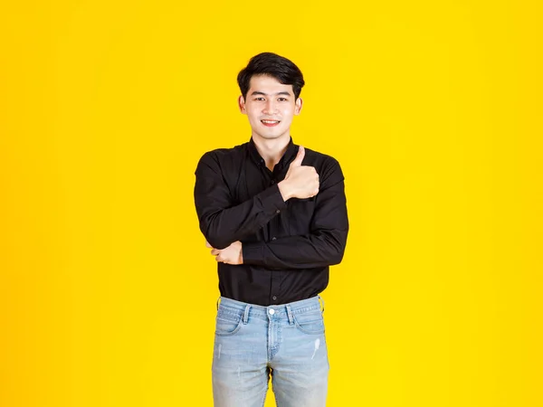 Portret Studio Shot Van Millennial Aziatische Professionele Succesvolle Mannelijke Zakenman — Stockfoto