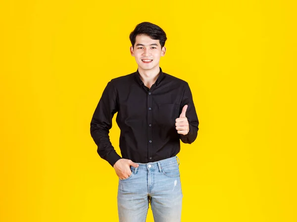 Portrait Studio Shot Millennial Asian Professional Successful Male Businessman Casual — Photo