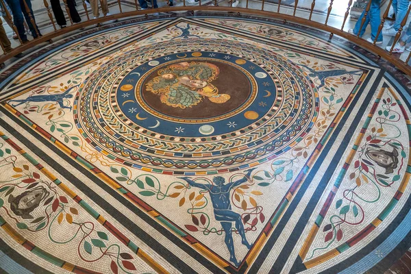 Floors Museums Vatican City Rome Also Have Beautiful Mosaics — Photo