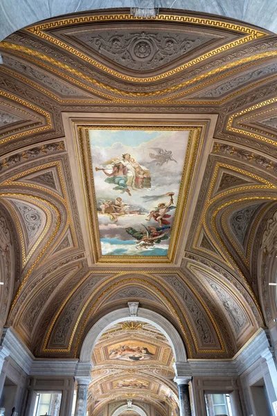 Another Room One Museums Vatican City Rome Beautiful Ceiling Paintings — Photo