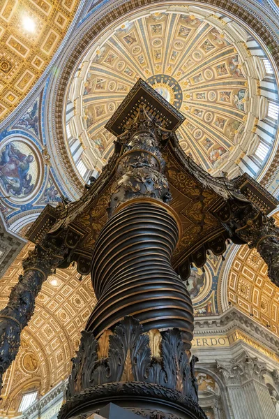 Details One Four Pillars Tomb Saint Peter Basilica Saint Peter — Photo
