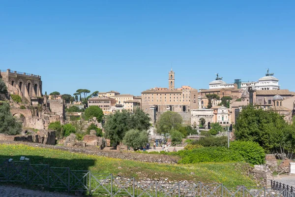 Excavations Foro Romano Rome — Stock fotografie