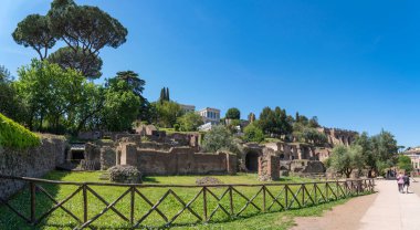 View of Parco archeologico del Colosseo in Rome
