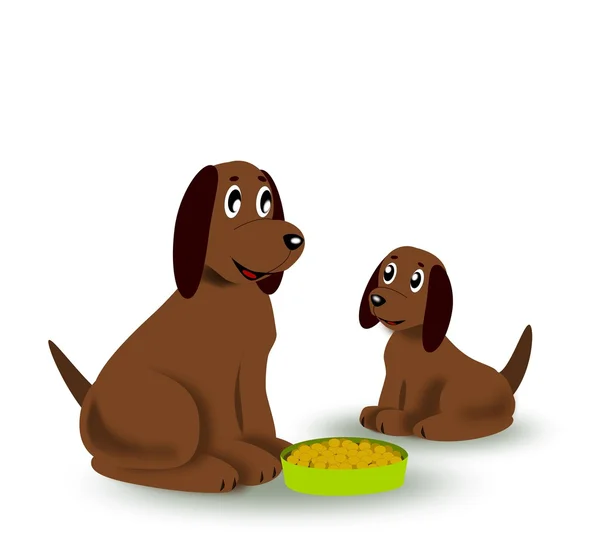 köpek ve köpek yavrusu