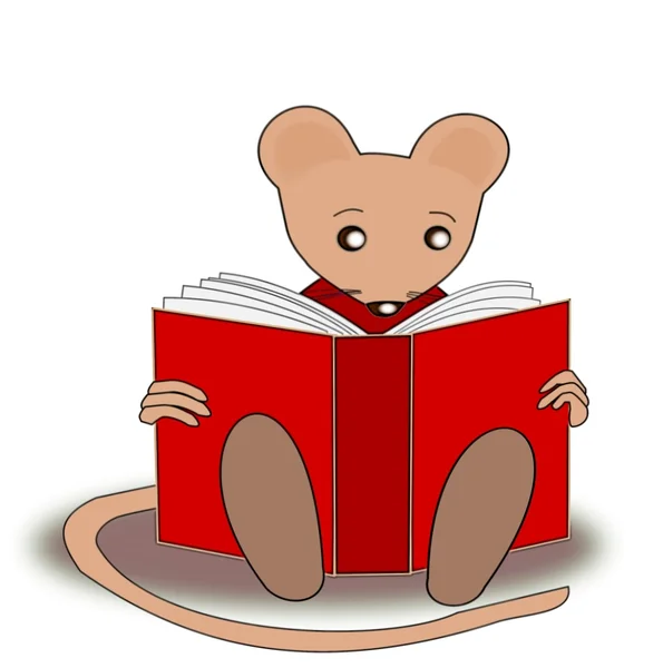 Souris de lecture — Photo