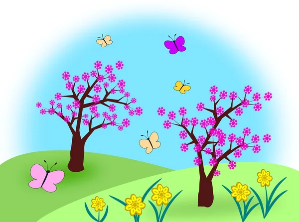 Yaz aylarında manzara