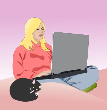 Kız ve Kedi