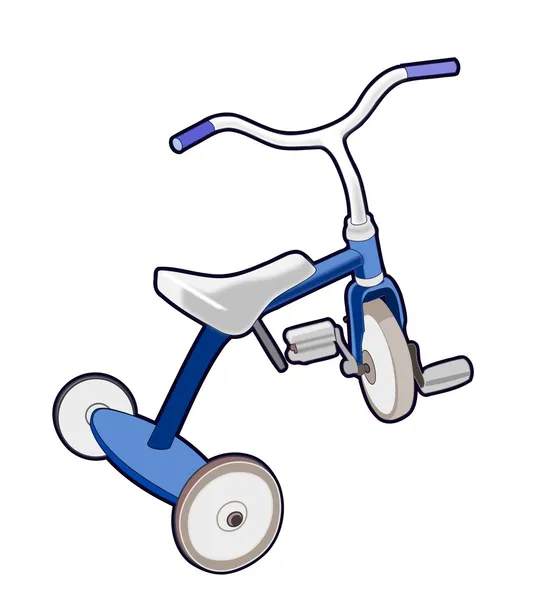 Tricycle bleu — Photo