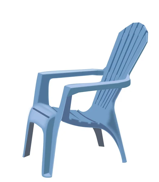 Chaise bleue — Photo