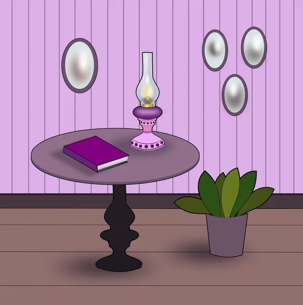 紫の部屋 — ストック写真