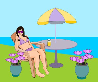 Bikinili kız