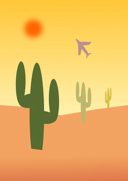 Woestijnlandschap — Stockfoto