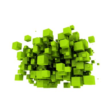 Yeşil küpleri