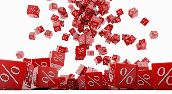 Discount cubes — Stock Photo, Image