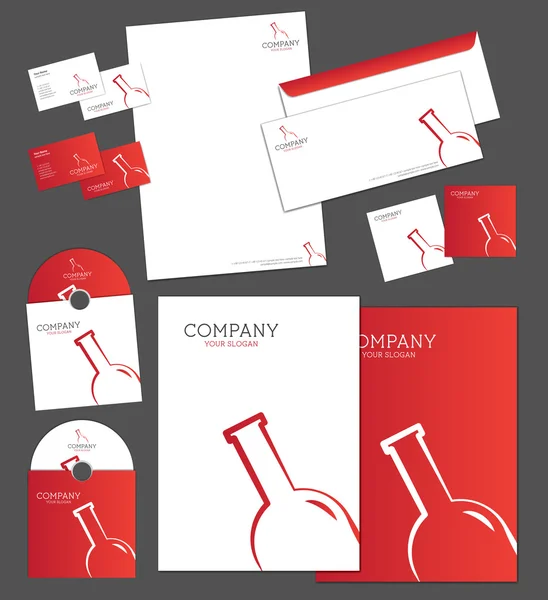 Corporate identity template — Stock Vector