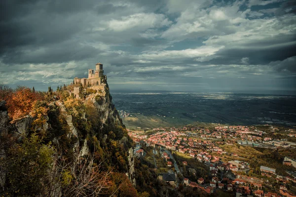 Rocca della guaita, nejstarší pevnost san marino — Stock fotografie