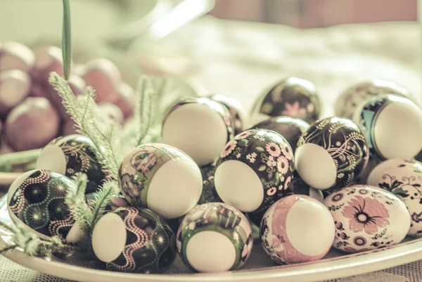 Huevos de Pascua vintage Fotos De Stock
