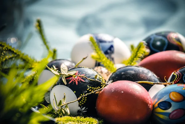 Huevos de Pascua vintage Imagen De Stock