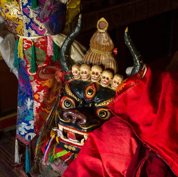 A mask used at the Cham Dance Festival — Stock Photo, Image