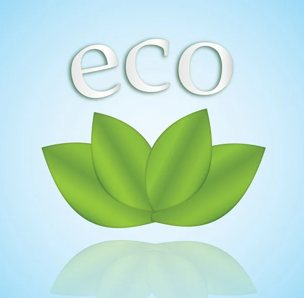 Значок eco — стоковый вектор