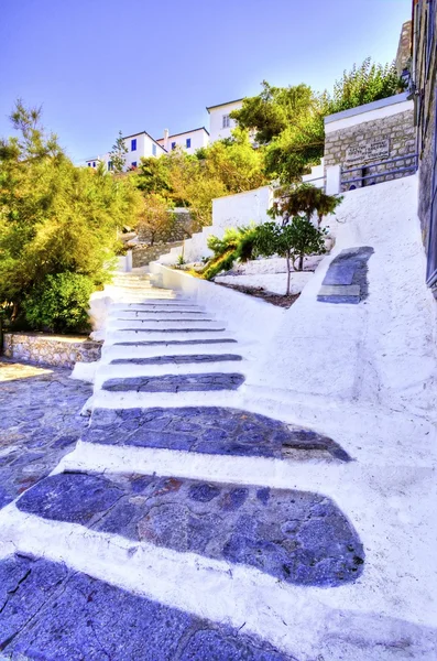 Pięknej greckiej wyspie, hydra — Zdjęcie stockowe