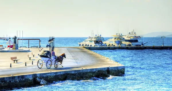 Bella isola greca, Spetses — Foto Stock
