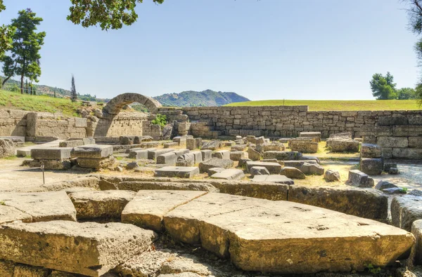 Antico sito di Olimpia, Grecia — Foto Stock