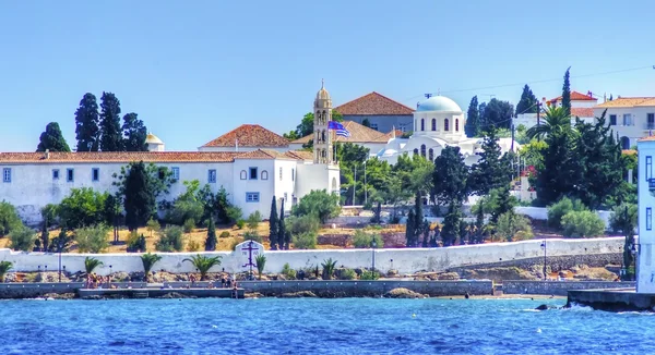 Güzel Yunan Adası, spetses — Stok fotoğraf