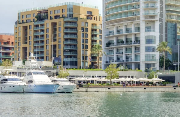 Bahía de Zaitunay en Beirut, Líbano — Foto de Stock