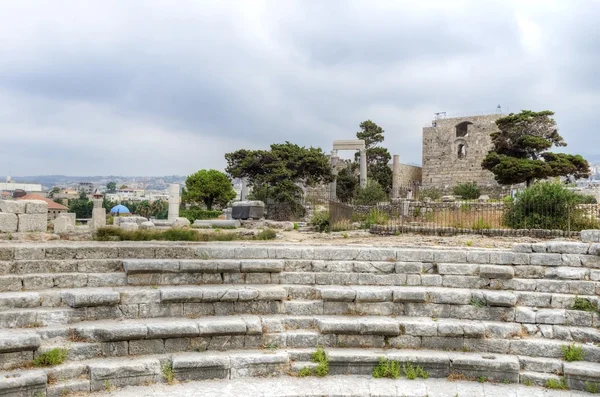 Crusader kasteel, byblos, Libanon — Stockfoto