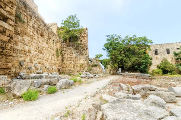 Crusader kasteel, byblos, Libanon — Stockfoto