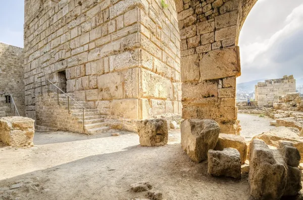 Crusader kasteel, byblos, Libanon — Stockfoto