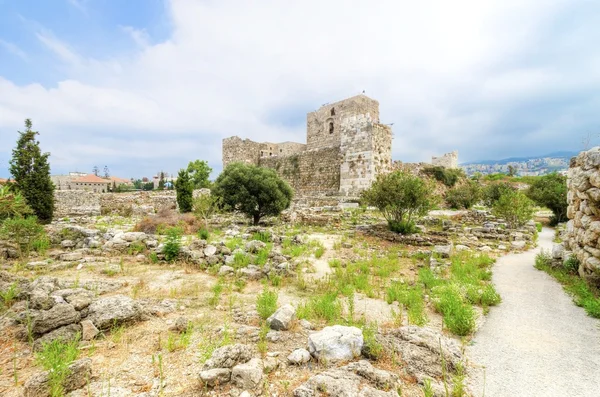 Castello crociato, Byblos, Libano — Foto Stock
