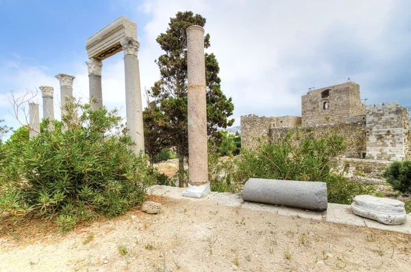 Castelo Cruzado, Byblos, Líbano — Fotografia de Stock