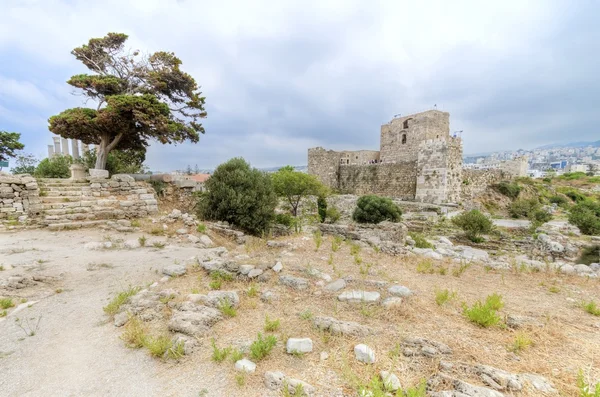 Crusader castle, Byblos, Lebanon — Stock Photo, Image