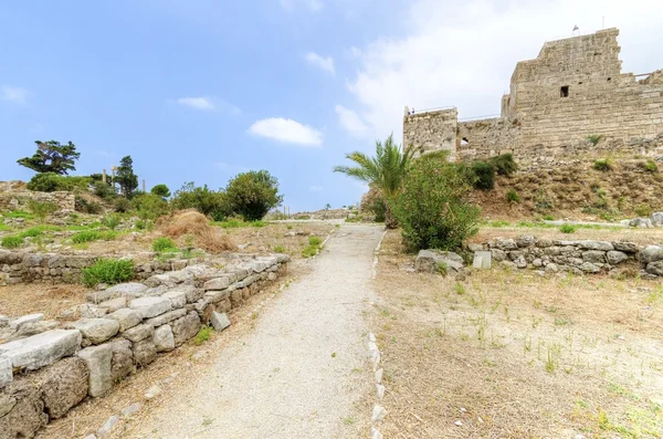 Crusader zamek, byblos, Liban — Zdjęcie stockowe