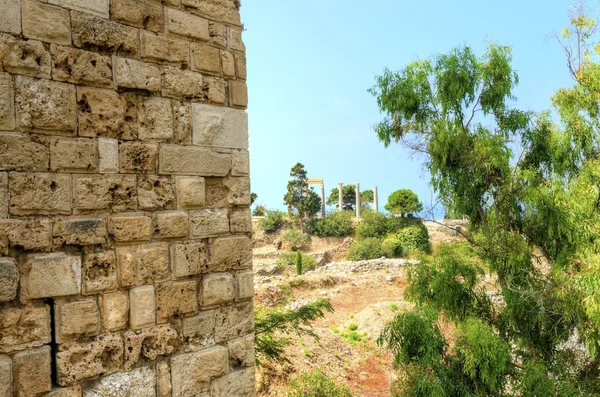 Castelo Cruzado, Byblos, Líbano — Fotografia de Stock