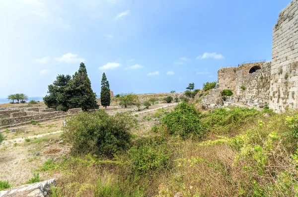 Crusader kasteel, byblos, Libanon — Stockfoto