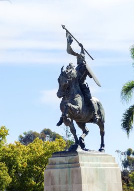 el cid at heykeli, balboa park üzerinde