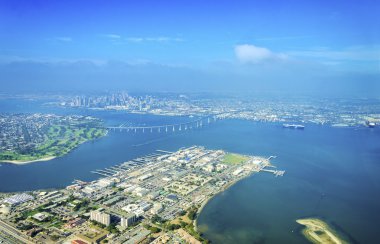 coronado Adası, san diego havadan görünümü