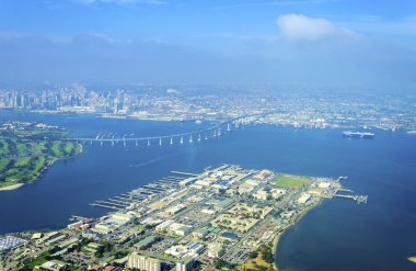 coronado Adası, san diego havadan görünümü